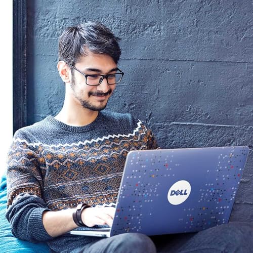 Image of Galaxsia DL245 Top+Wrist Pad Vinyl Laptop Skin /Sticker /Cover for 15 to 15.6 Inches Laptops Laminated-Removable-HD Quality Compatible for Dell-(15x10 Inches)
