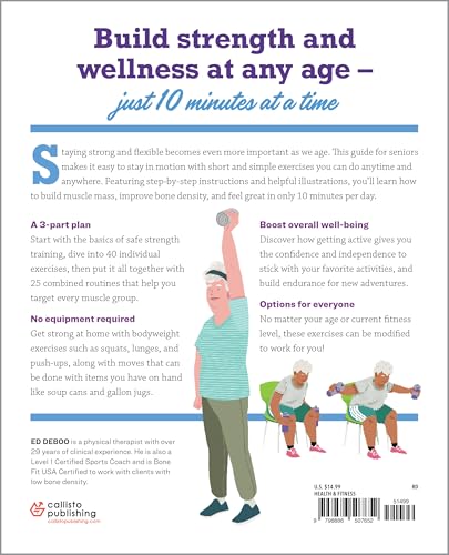 10-Minute Strength Training Exercises for Seniors: Exercises and Routines to Build Muscle, Balance, and Stamina - Image 2