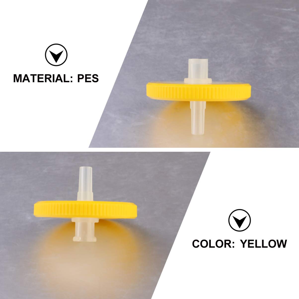 iplusmile Lot de 10 filtres à injection stériles pour injecteur jetable 0 22 à 33 mm