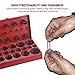 Botasea 419 PCS Metric O Ring Assortment, 32 Universal Sizes NBR Buna-N Nitrile Rubber O Ring Kits, Gasket for Automotive, Plumbing & Faucet Repair (Red)