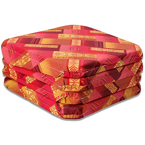 sedia rimanendo sempre in ordine e fermo .Munito di pratica cerniera per essere sfoderato e permettervi di lavare separatamente fodera o imbottitura.Dimensione cm 38x38 imbottitura alta 3,5 cmAbbinabile con tovaglie per creare simpatici coordinati che ravvivano e colorano l'ambiente cucina. Lavabile in lavatrice.Composizione 100% cotone.Imbottitura 100% Poliuretano.MADE IN ITALY. ** Se vuoi vedere tutti gli ARTICOLI COORDINATI metti nel campo cerca del nostro negozio il nome ELDORADO e