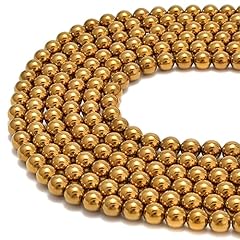 Smooth Gold Plated Hematite