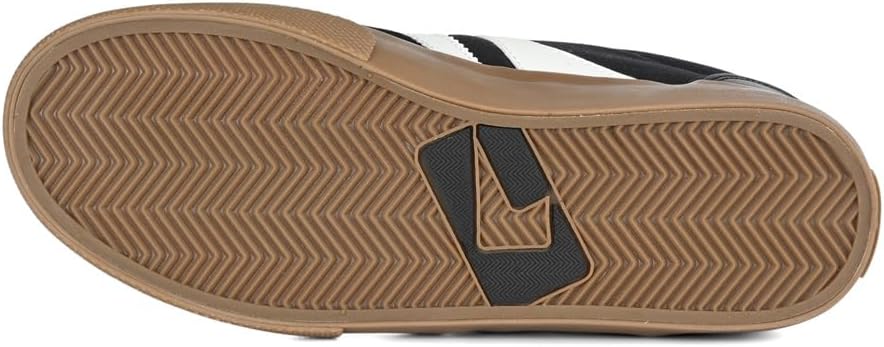 Globe Men's Encore-2 Skate Shoe, Black/White/Tobacco, 8.5