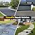 Pack of 4 Self Leveling Concrete Crack Filler, Cement Crack Filler, Waterproof & High Elasticity, Concrete Slab Repair for Driveway, Patio, Garage Floor, Sidewalk, Pool Deck (20 oz)