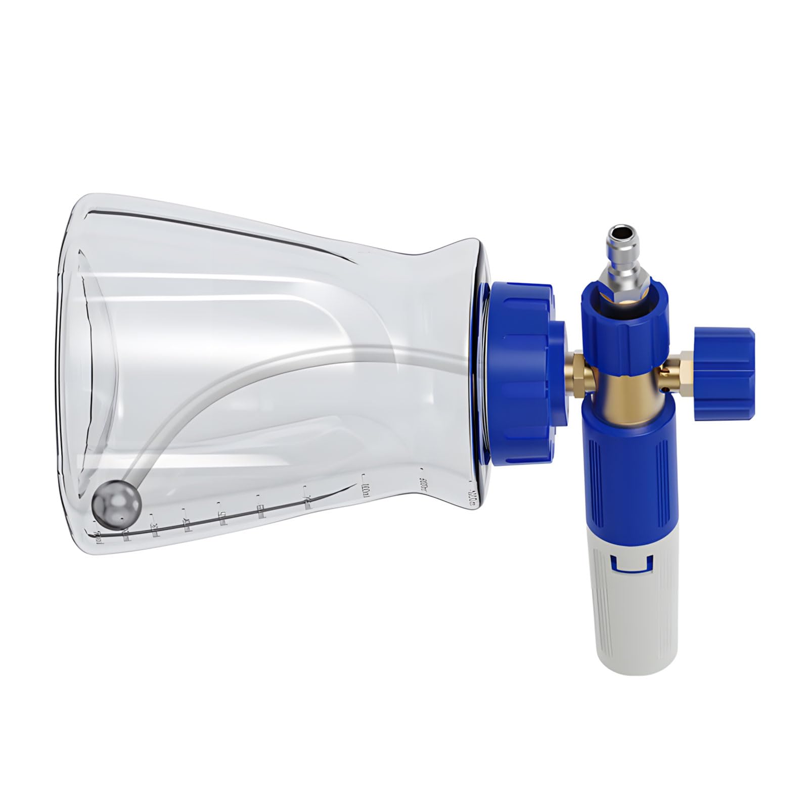 WGDYRP 1000ML Aluminum Foam Dispenser For Machine Featuring Replaceable Nozzle And Large Capacity Construction