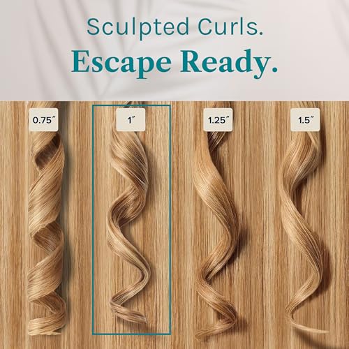Image of Bio Ionic Long Barrel Curling Iron with Moisture Heat Technology & NanoIonic MX Versatile Curling Wand - Multiple Barrel Sizes for Tight, Classic, Loose & Soft Curls