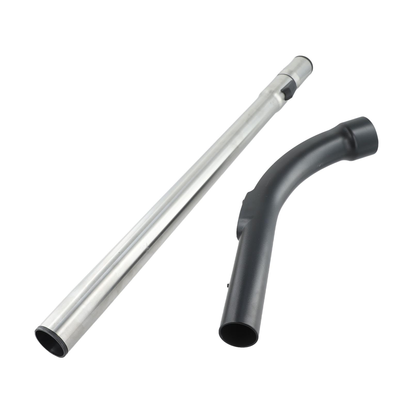 Lot de 2 tubes d'extension réglables et verrouillables avec poignée pour aspirateur Miele C1 C2 C3 Tube télescopique 62-103 cm avec régulateur d'air