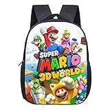 mochilas escolares super mario bros Mochila escolar con impresión en 3D de Super Mario.