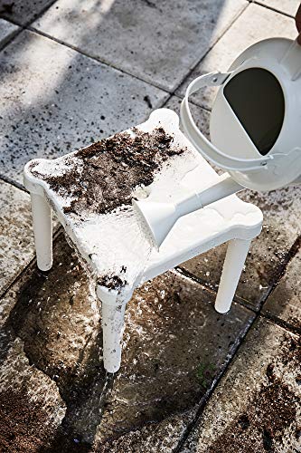 Tabouret enfant blanc UTTER pour intérieur et extérieur - 5