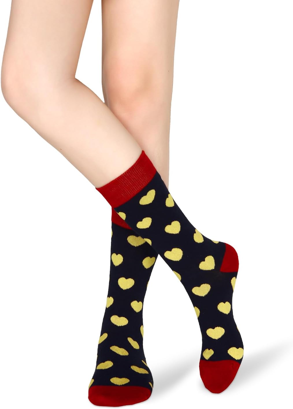 Benefeet Funny Colorful Crew Socks for Women & Girls, Size 5-9, Crazy Cotton Socks - Image 2