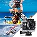 TEDATATA Outdoor Sports Camera, 1080P HD 30m Underwater Photography, Using CMOS Chip, USB2.0 High-Speed Transmission, 2-inch LTPS TFT LCDDisplay, 120° Wide-Angle Lens, Suitable for VLOG (Black)