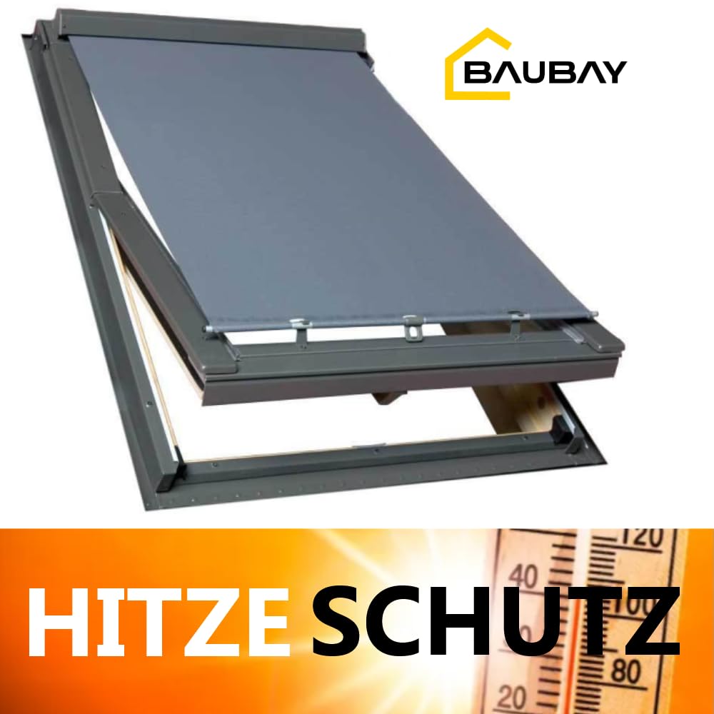 Markiza chroniąca przed wysoką temperaturą do okien dachowych 66 x 118 cm FAKRO | OptiLight | ARON – skuteczna ochrona przed wysoką temperaturą do 74% | łatwy montaż | filtrowanie światła |