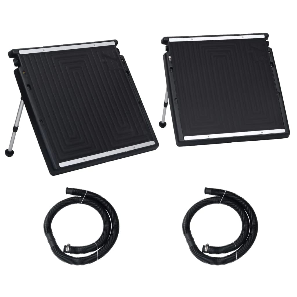 vidaXL Double Pool Solar Heating Panel Solar Pool Heater Spa Accessories  Equipment Swimming Pool Solar Heater Heating System Curved 150x75 cm :  Amazon.co.uk: Garden