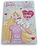 Lazy Days Barbie Live Life with Love Coloring and Activity Book - 96 Pages