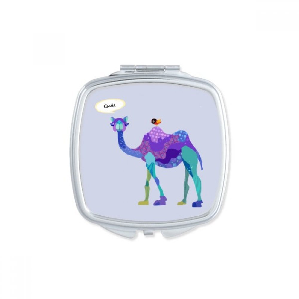 Miroir portable mignon multicolore pour des retouches maquillage rapides