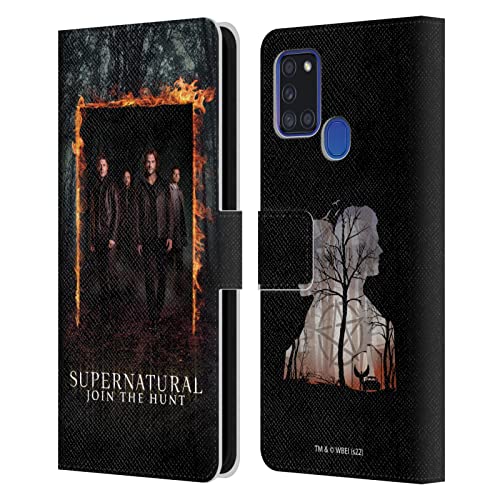 Housse cuir Supernatural Samsung A21s pour fans en déplacement