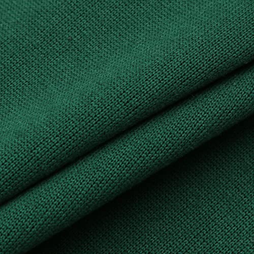Sudadera para Mujer Trendy Plush Ball Ears Long Solid Girls Pocket Hoodie Sudaderas,, Verde, Large