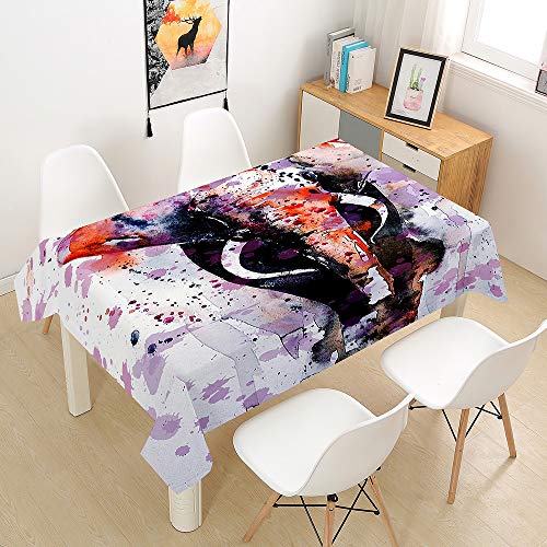 Nappe éléphant rectangulaire imperméable et facile à nettoyer 90x90