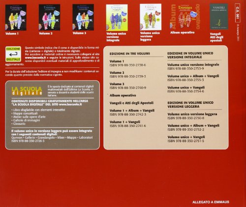 Emmaus. Volume unico. Vangeli-Atti degli