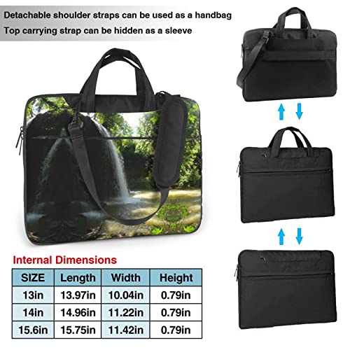 Bolso portátil con estampado bosque para uso unisex miniatura 4