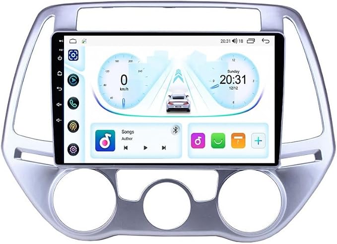 9-calowy dotykowy radio GPS dla Hyundai I20 2012-2014, obsługuje BT WiFi Mirror Link 4G sterowanie z kierownicy(HM603 4 Core Wifi 2+32GB)