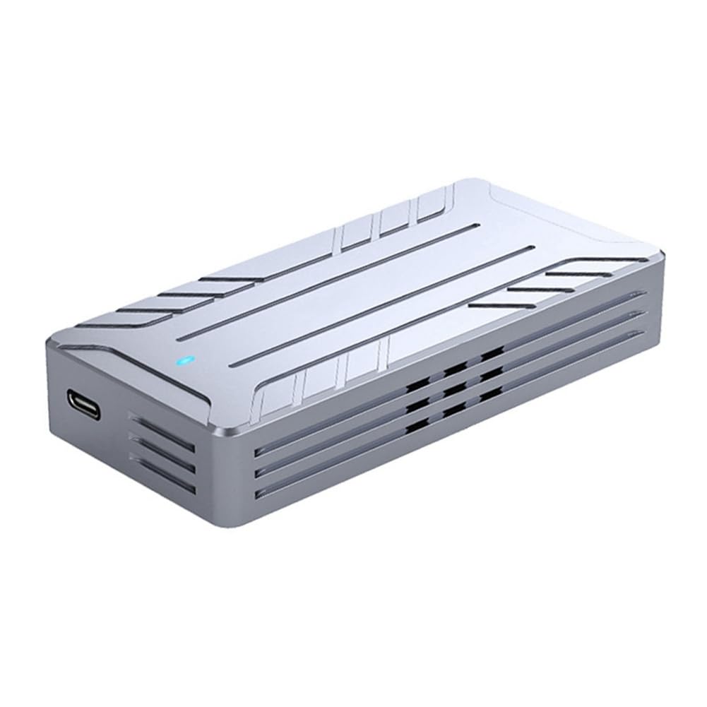 Obudowa dysku SSD 40 Gb/s NVMe M.2 na USB z wbudowanym wentylatorem chłodzącym aluminiowa obudowa obsługuje rozmiary 2242/2260/2280