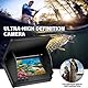 Fischfinder, Fish Finder Kamera IP65 Wasserdicht Unterwasser Kamera mit 5 Zoll IPS Display 8000mAh Akku 30m Kabel 220° Weitwinkel Nachtsicht für Meeresangeln Fluss Angeln Eisfischen