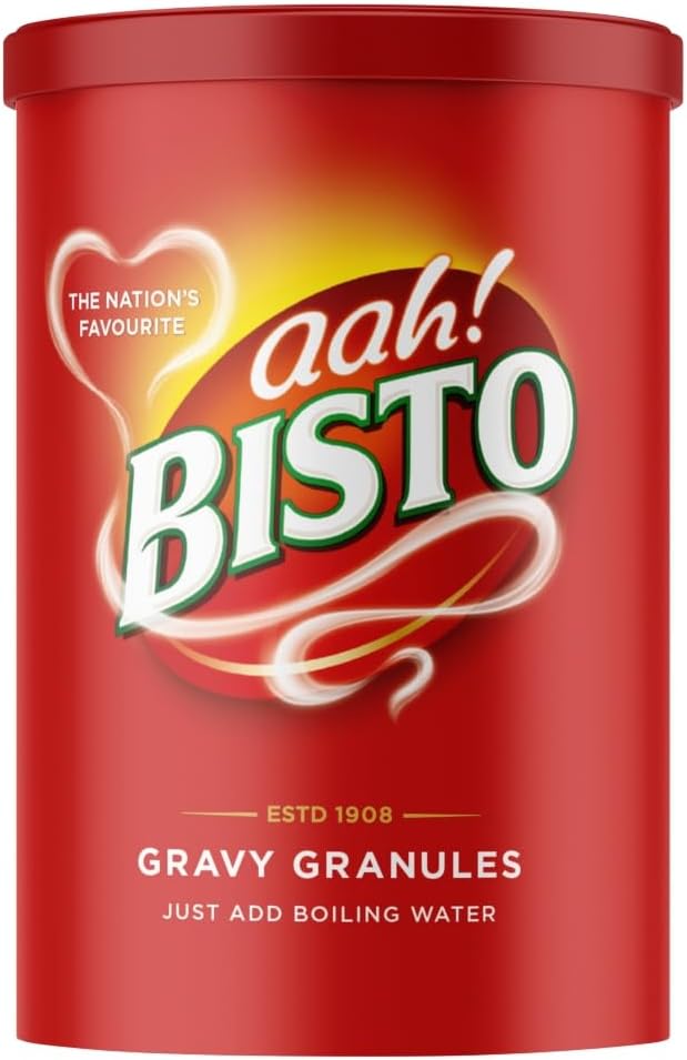 Bisto Gravy Granules, Great with Beef, 190 g Drum (Pack of 1)