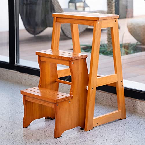 Échelle en bois robuste pour un accès sécurisé en hauteur