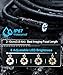 Julaiwy Industrial Endoscope Camera with Light, Borescope Inspection Cameras 1080P HD 4.3