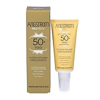 Angstrom Protect Fluido Solare Opacizzante Viso SPF50+, fluido leggero con attivo