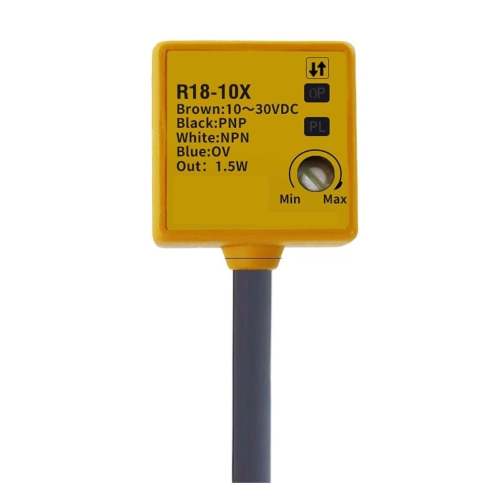 Sdmzjuephxc One Color Photoelectric Switch R18-10X Photoelectric Sensor For Industrial Conveyor And Object Detection
