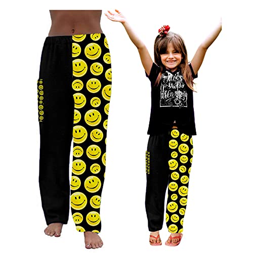 Towel Pants for Swimmers – Smiley Face- Cotton Terry Towel Pants – Beach Coverup – Swim wear