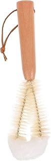 LALAFINA 1pc Soft Bristle Cup Brush Water Bottle Brush Kettle Cleaner Bottle Handle Bottle Brush Bottle Cleaner Bottle Cleaning Brush Soft Fur pp Wooden Handle Toddler