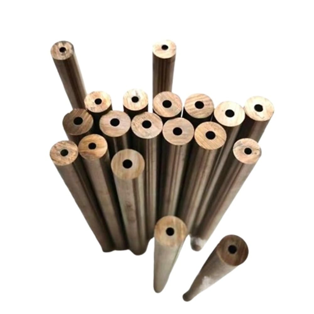 Tubo in rame tungsteno, OD 6,0 mm * ID 1,0 mm * L 100 mm Condotto elettrodo cavo, tubo dritto ad alta durezza 1 pz