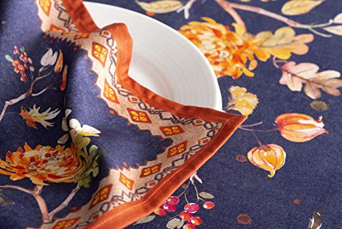 Maison D' Hermine NA066AB01 Napkin 100% Cotton 20 Inch X 20 Inch Set Of 4 Dinner Napkins, Decorative Cloth Napkin thumb #3