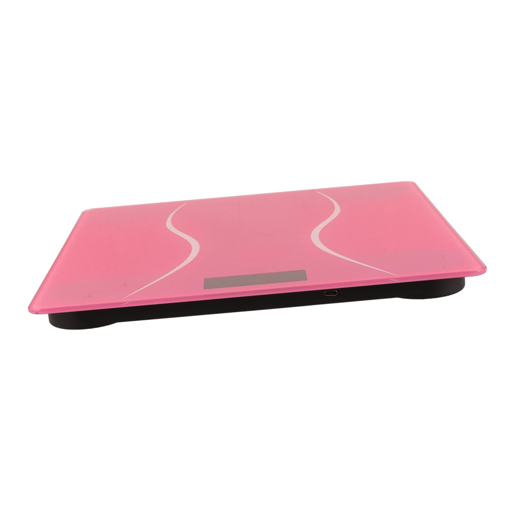 MAGICLULU Báscula Digital Inteligente Precisa para Peso Corporal, Recargable por Usb, de Vidrio Templado Compacta para Hogar y Dormitorio