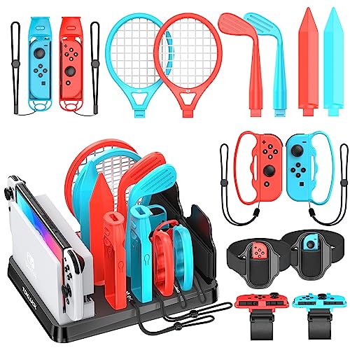 Tokluck 15 en 1 Accesorios Switch Sports , Kit de Accesorios