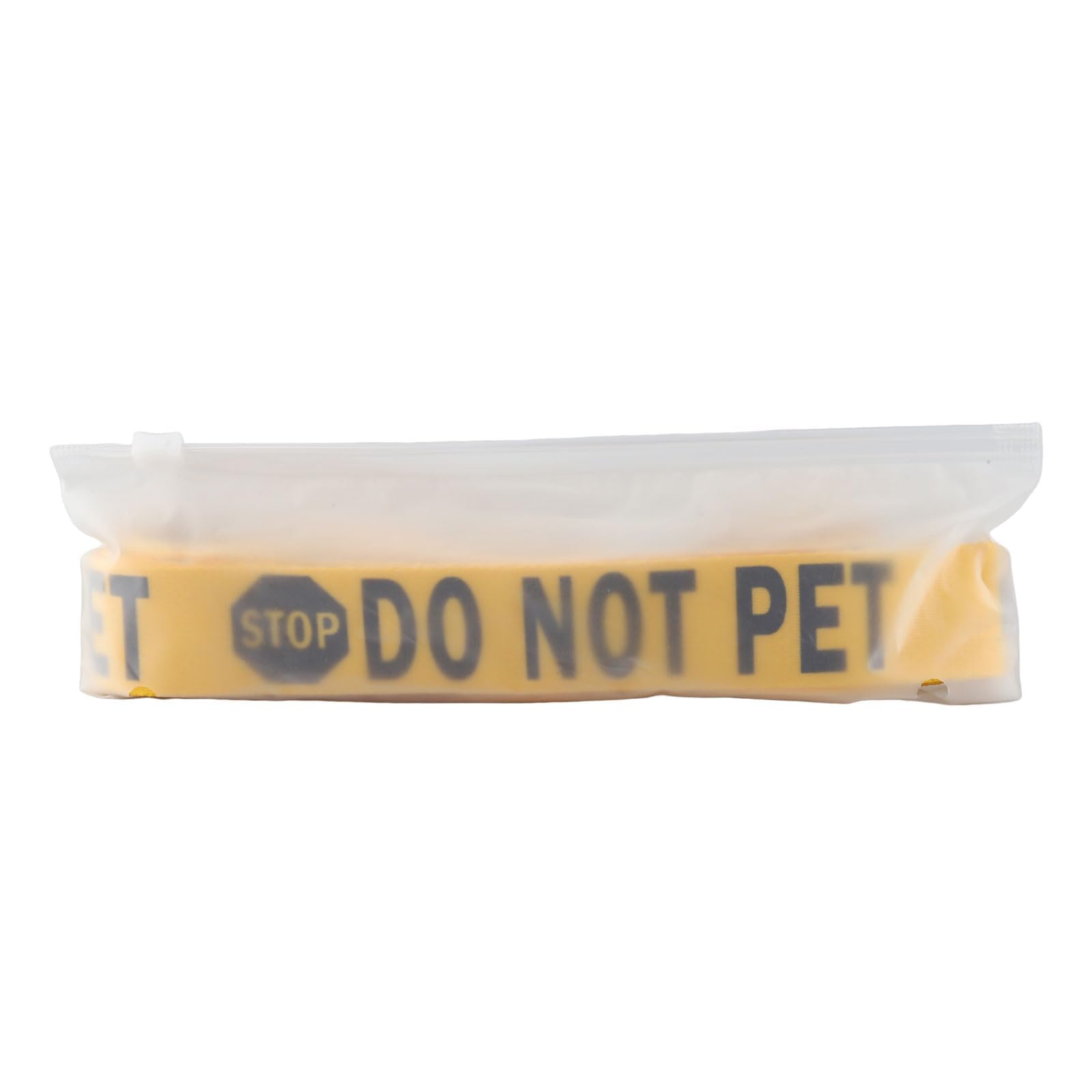 Lustige Hundeleine „Reaktiv – Keine Hunde“ – Polyester, 150cm Länge, 3.3cm Breite, Gelb, Waschbar