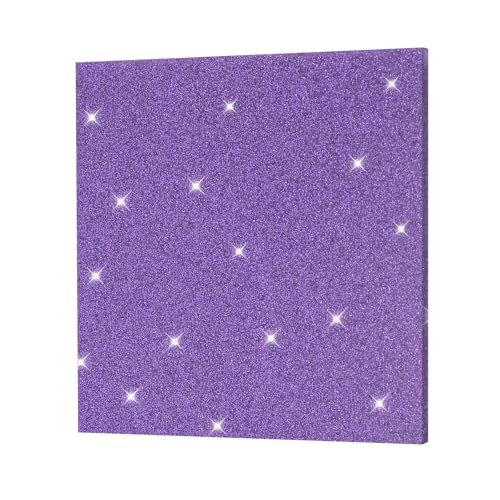 Plaque acrylique pour loisirs créatifs et étiquettes violettes 3mm