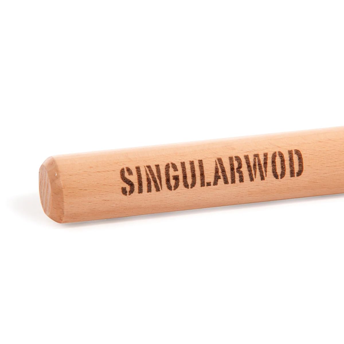 SINGULARWOD Pique en bois 160 cm - Barre d'entraînement pour haltérophilie, mobilité et rééducation, bois d'eucalyptus résistant, poignée 30 mm, usage intérieur/extérieur.