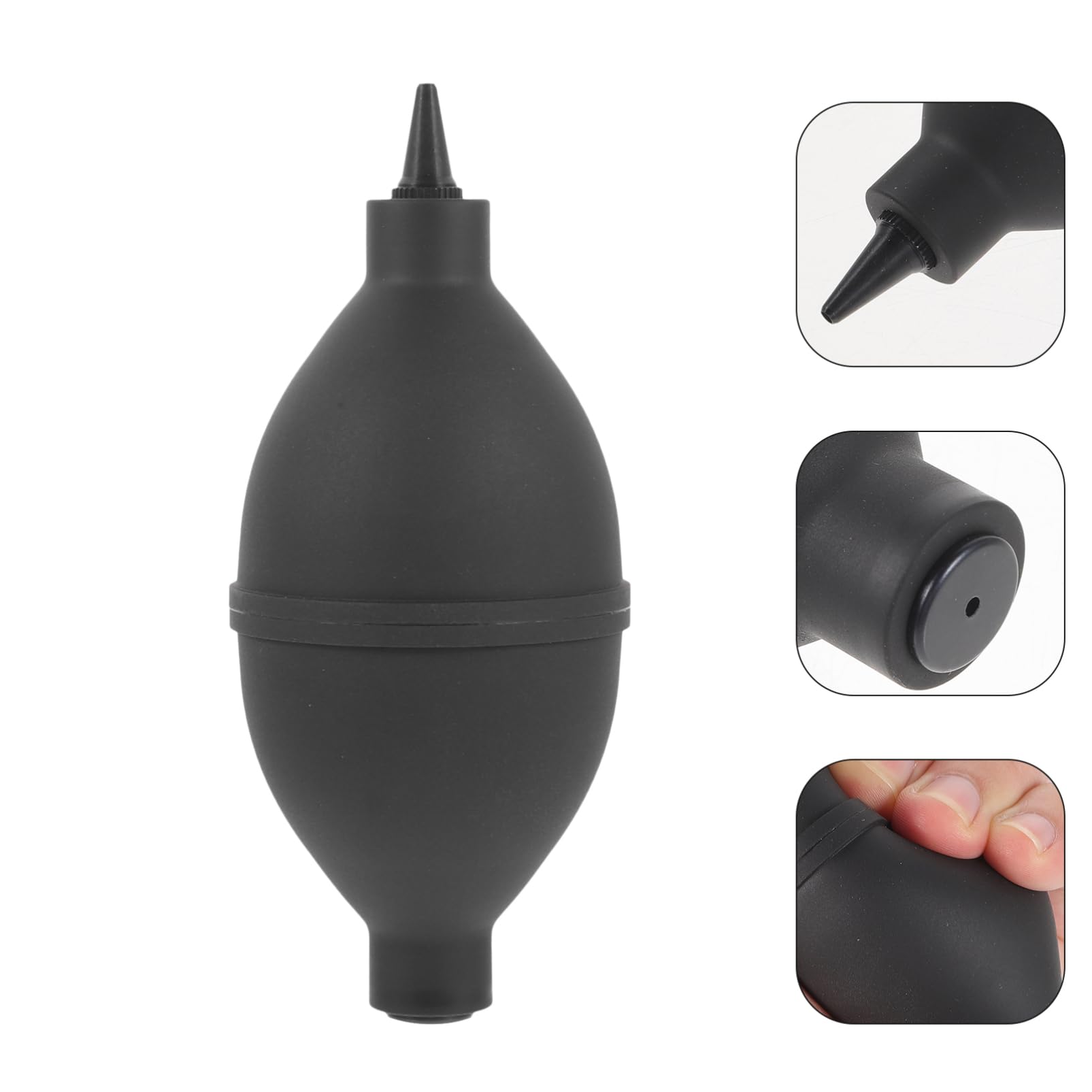 SHINEOFI 5 Pezzi Soffiatore Aria Portatile per Pulizia Strumento Professionale per Obiettivi e Attrezzature Delicate Design Ergonomico con Ugello Punta Morbida per Evitare Graffi