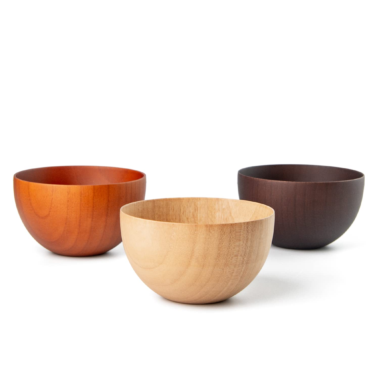 Naturoom Handmade Wooden Bowl - Solid Jujube Wood, 5.6" Diameter X 2.4" High, For Food & Decor
