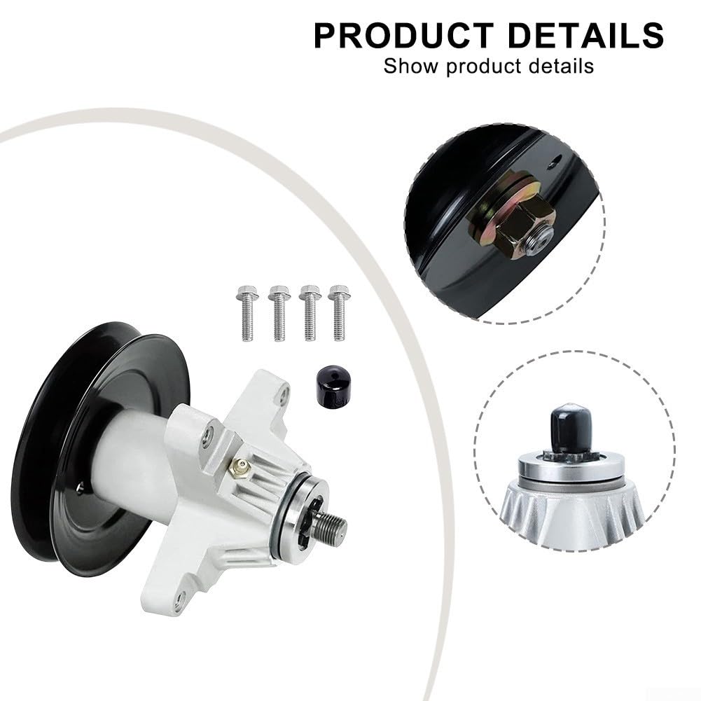Kit de husillo para cortacésped, montaje de husillo de cubierta para 918-04125C 918-04125B 918-04126 618-04126 GT2100 piezas de cortacésped compatibles