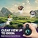 80x100 Monocular Telescope with Smartphone Adapter Tripod, High Powered Monoculars for Adults, HD Larger Vision BAK4 Prism Monocular for Bird Watching Hunting Hiking Camping Wildlife Travel