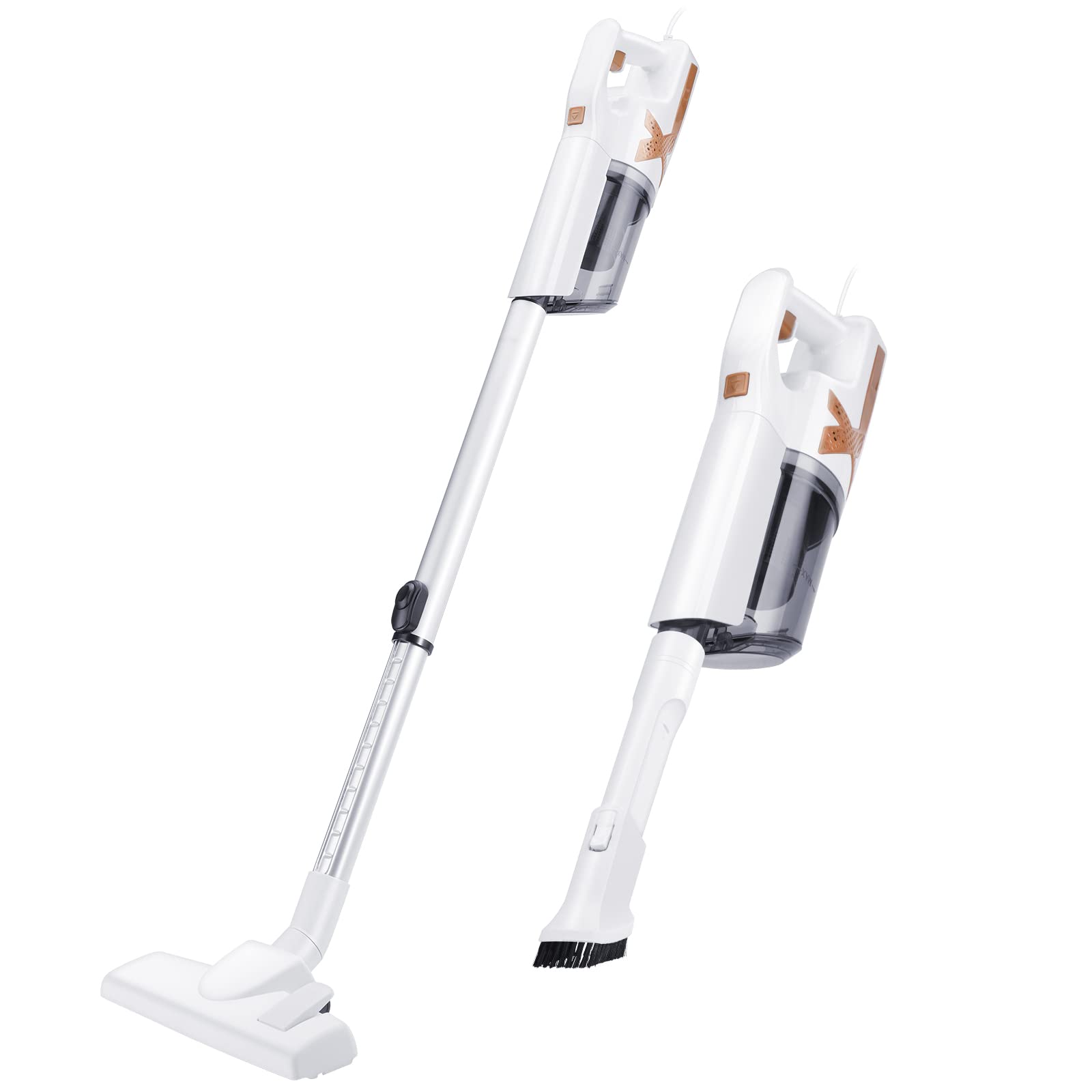 Xoopla Vacuum Cleaner, 5M Corded Stick Vacuum Cleaner, 650W 18KPa Suction with Multifunction Lightweight Handheld Stick Cleaner for Hard Floor/Carpet/Pet Hair (SV1300)