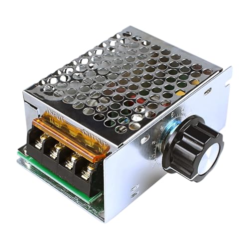 Samuliy Regulador de termostato | Controlador electrónico de alto rendimiento de 4000 W | Regulador de termostato seguro para uso en fábrica y empresa