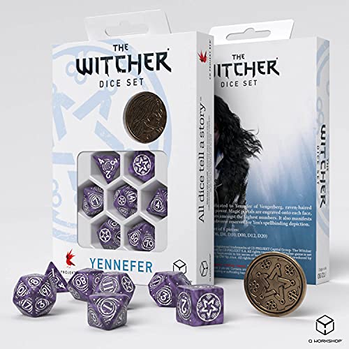 Q-Workshop WYE1B - The Witcher Dice Set: Yennefer - Lilac and Gooseberries (7) Cover