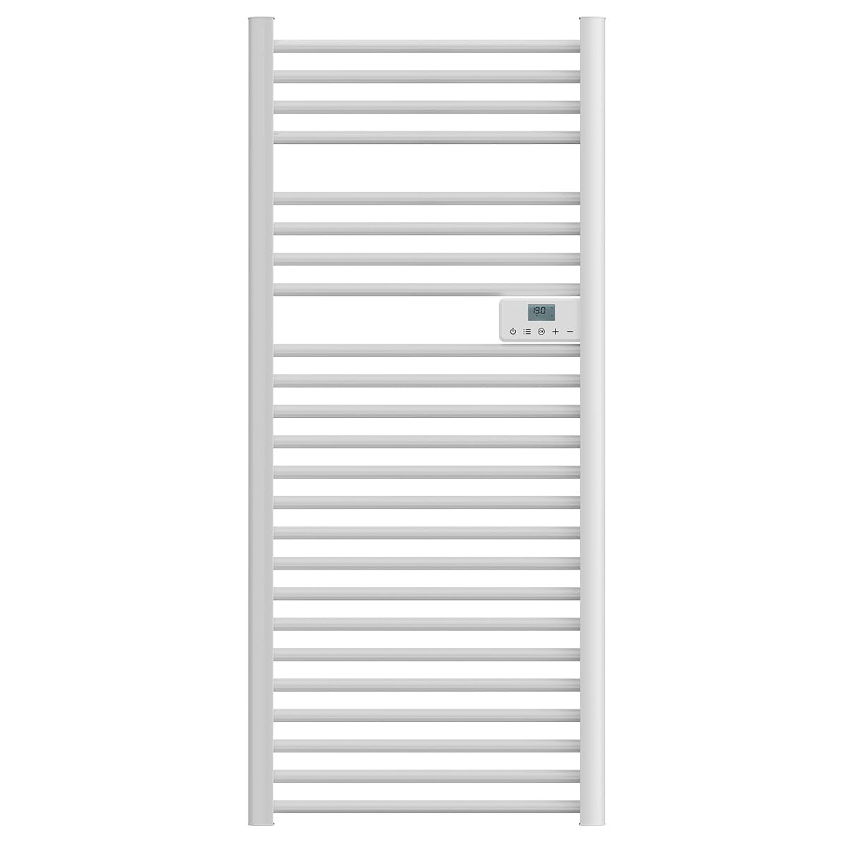 Kalia Radiateur sèche-serviettes électrique à inertie écran LCD 750W MONTANA