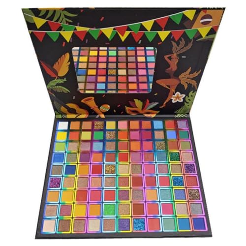 Palette d'ombres à paupières 99 couleurs - Palette d'ombres à paupières très pigmentée, longue durée, avec des teintes mates, neutres et chatoyantes,...